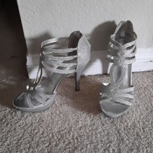 Glitter heels by Brash, size 7 US 5.5 UK